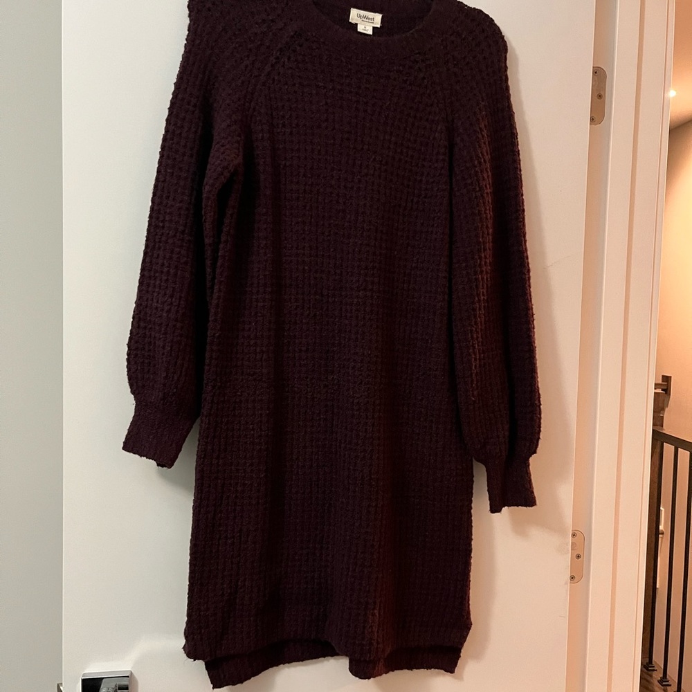 UpWest Cozy Crewneck Sweater Dress NWOT